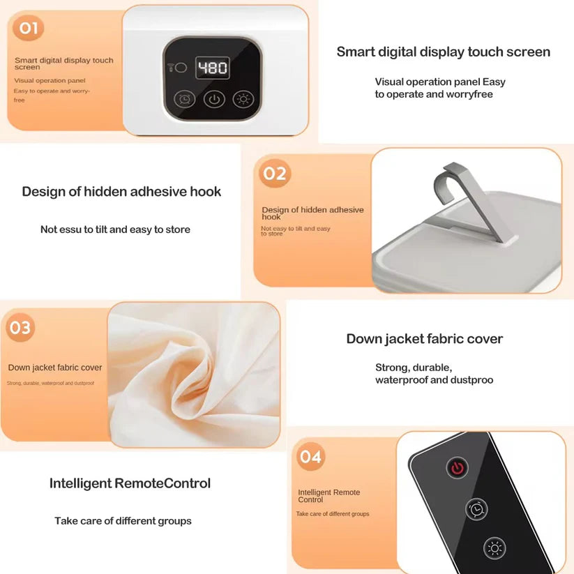 Portable Clothes Dryer with Remote Control
