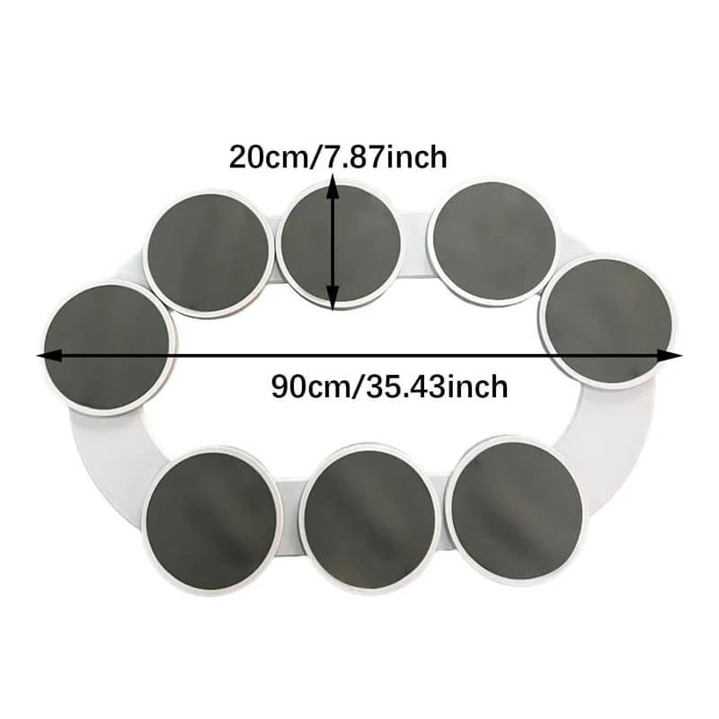 Kitchen Countertop Turntable 360° Degree Rotation Versatile Heat Resistant for Rectangular Table